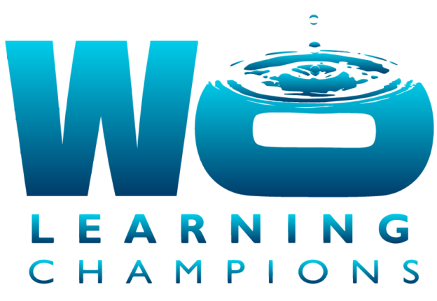 Wo Learning Champions logo.