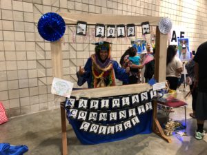Student at Photo Booth Graduation 2019